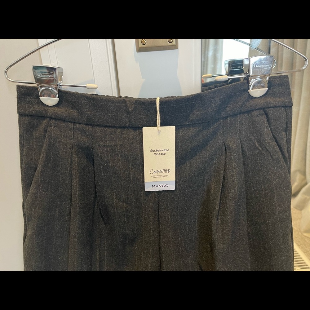 Mango cropped trousers